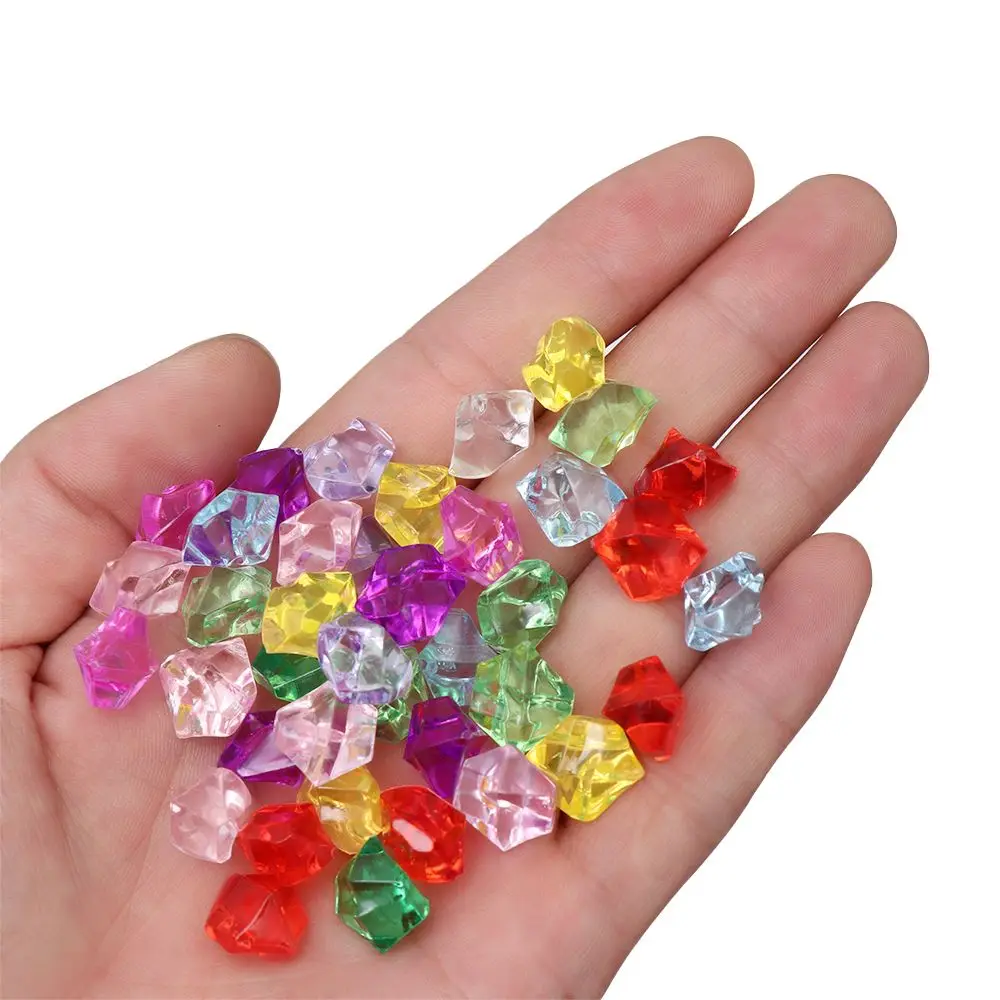 Pedras Decorativas de Acrílico para Aquário 11x14mm Transparente - Imagem 4