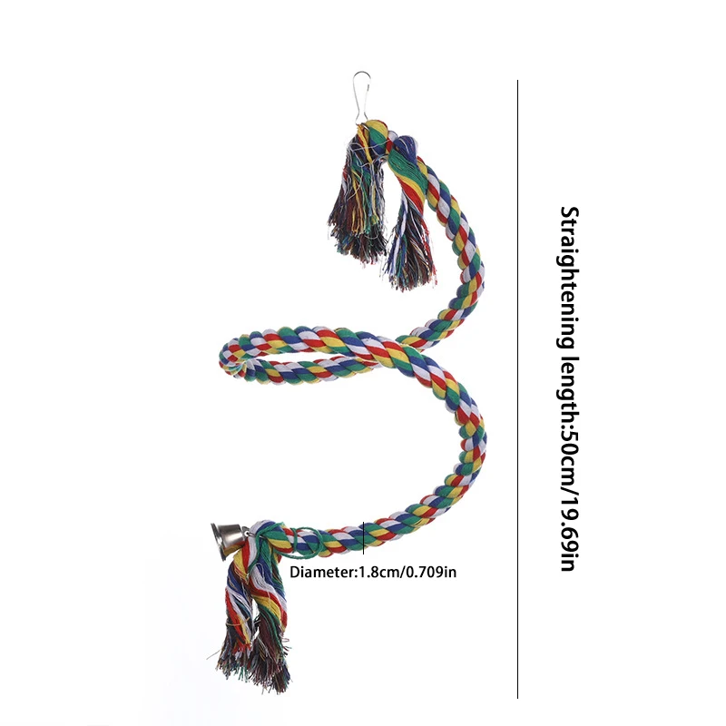 Brinquedo de Corda para Pássaros com Suporte para Treinamento de 50 cm - Imagem 2