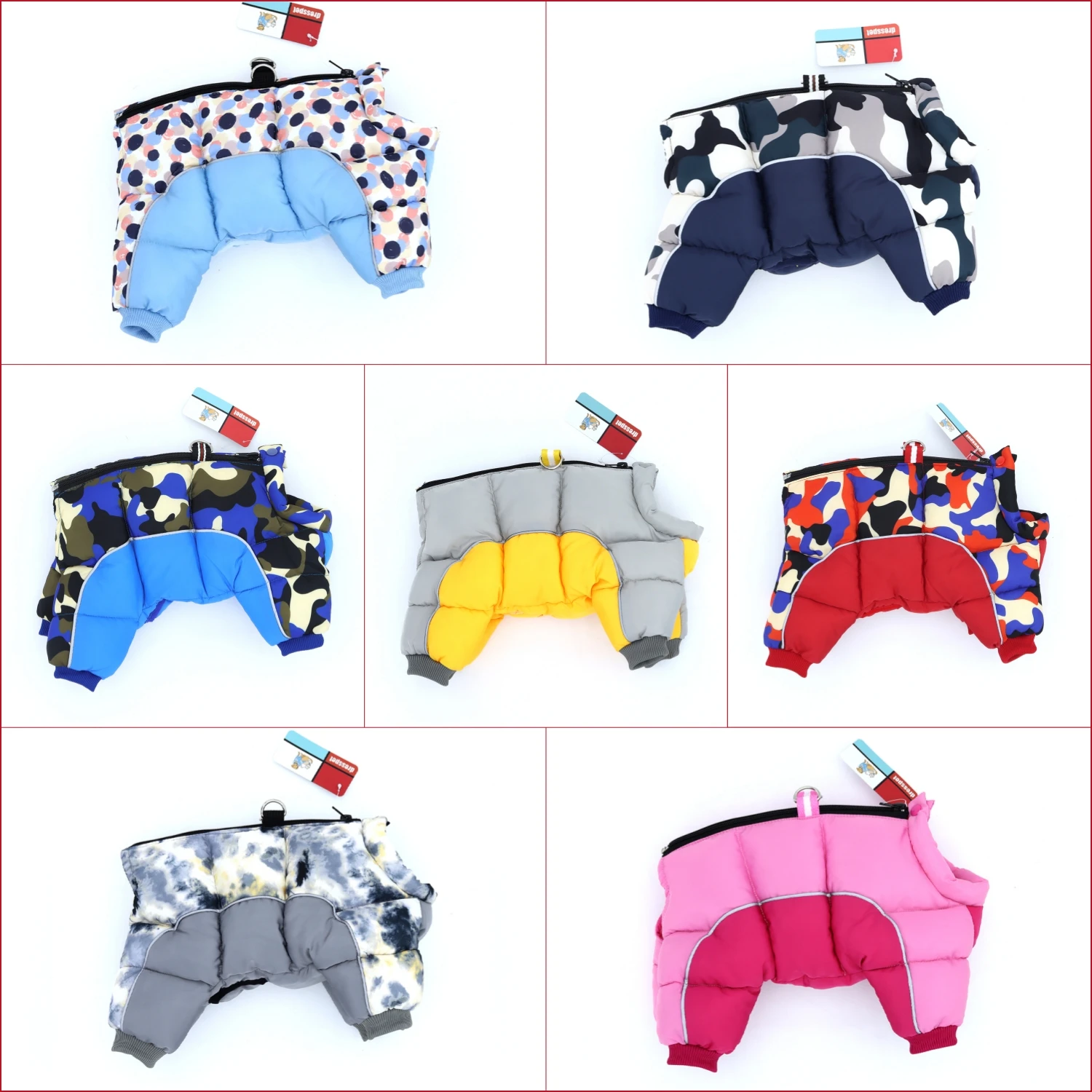 Jaqueta DRESSPET para Cães Pequenos de Pena com Faixa Refletiva - Imagem 5