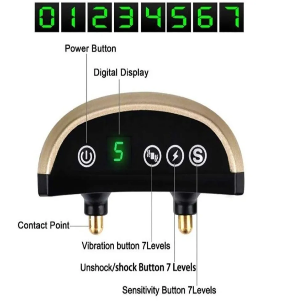 Coleira para Cães Recarregável USB, 65x38x34mm - Image 3