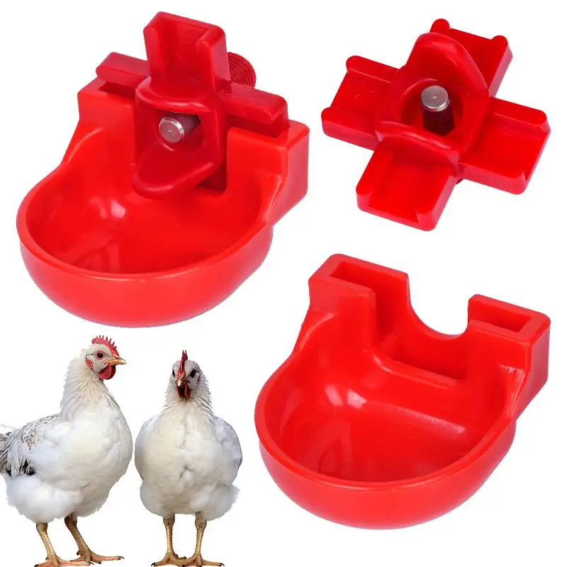 Bebedouro de Niple para Aves com Tigela Automática, 5 pçs - Imagem 2