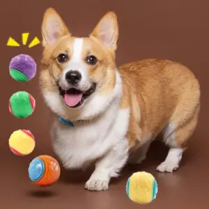bola de silicone para cães com som