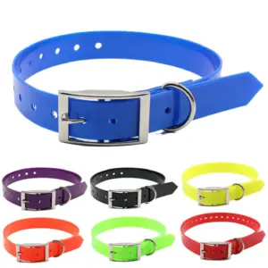 coleira para cães de tpu e nylon