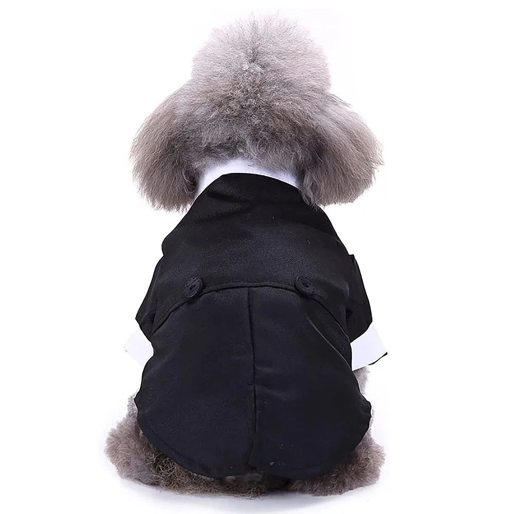 Roupa Social Pet para Cães e Gatos com Gravata Borboleta - Imagem 3