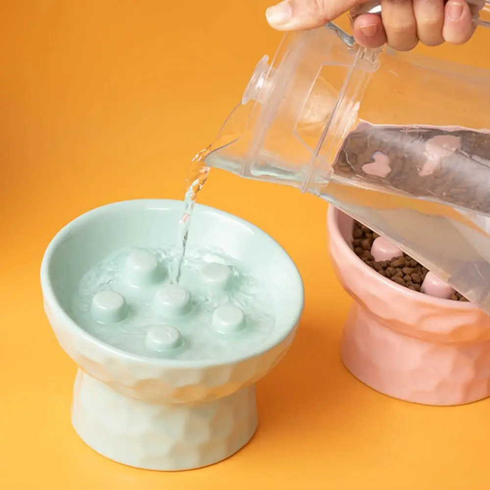 Tigela de Cerâmica para Gatos Alimentação Lenta Antiderrapante - Image 4