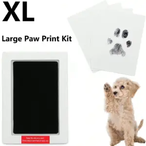 kit de impressão de pata para cães sem tinta