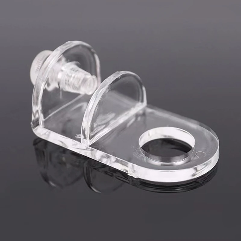 Clipes de Acrílico para Aquário Universal Transparente com Fixação Estável - Imagem 3