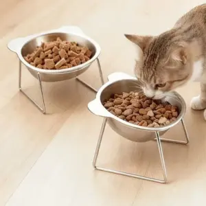 comedouro elevado para cães e gatos