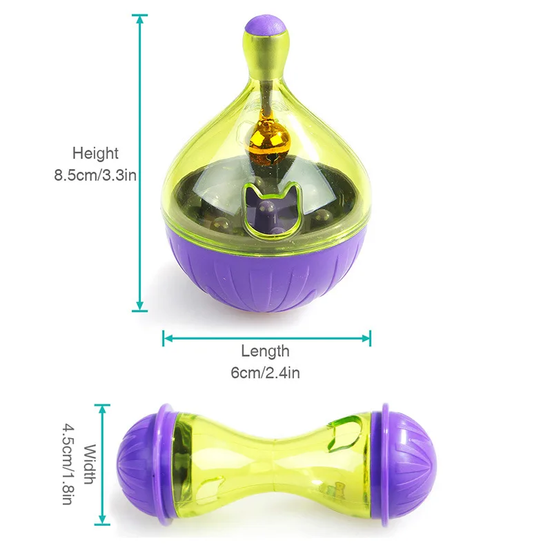 Alimentador Tumbler para Cães e Gatos com Vazamento de Comida - Imagem 2