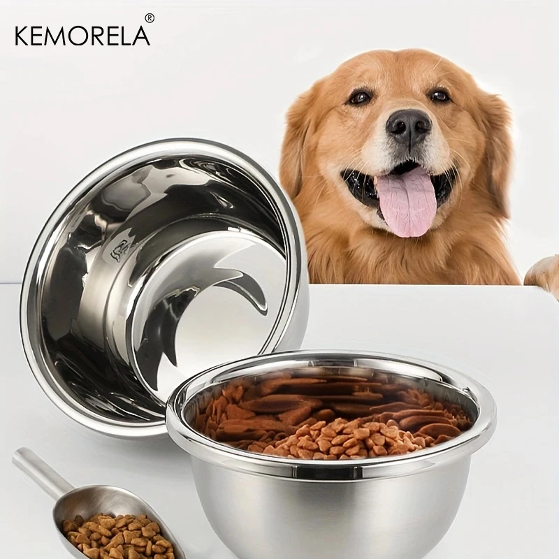 Tigela de Aço Inoxidável para Cães Grandes Tamanho XL Lisa - Image 2