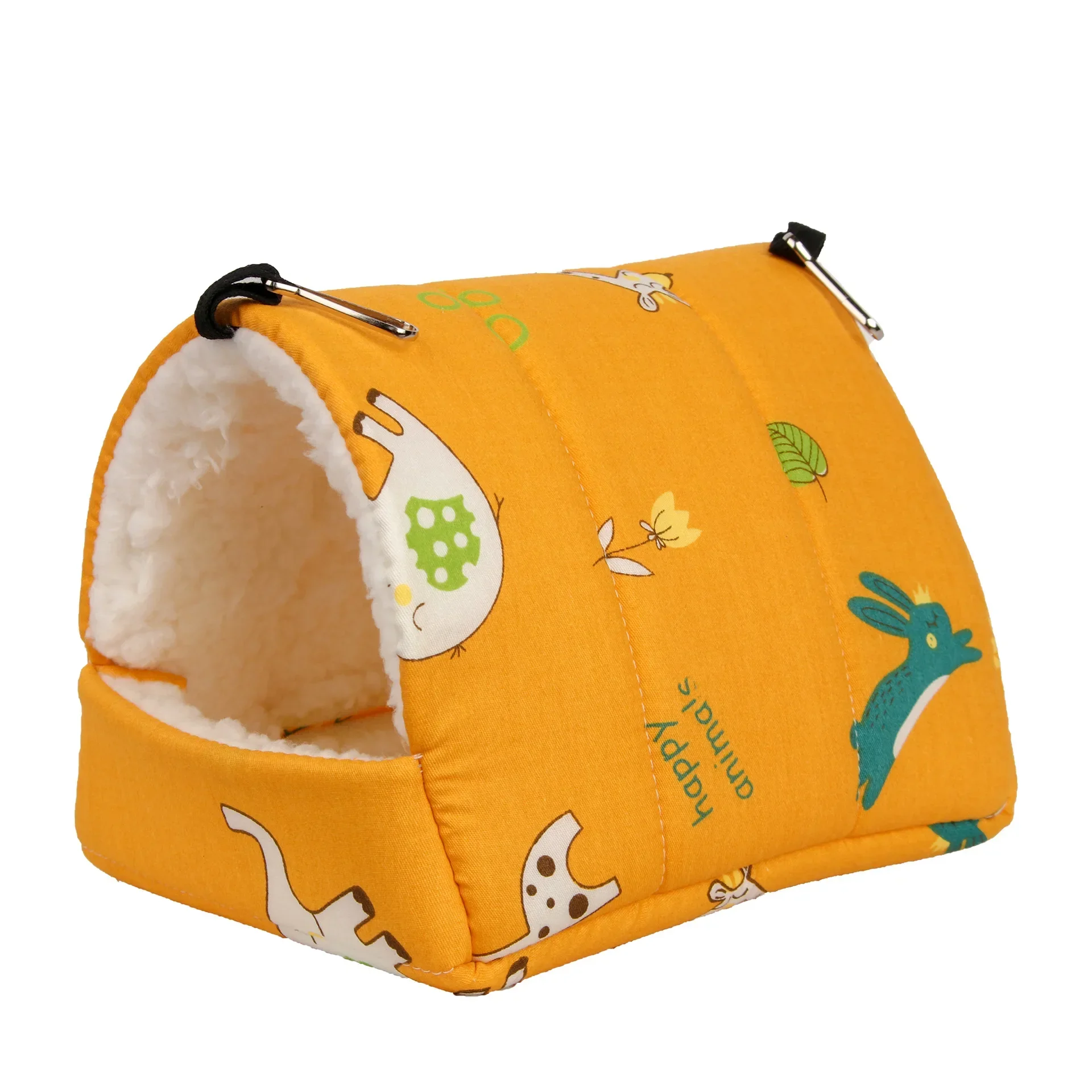 Cama Suspensa para Pássaros e Hamsters de Algodão Estampado - Imagem 6