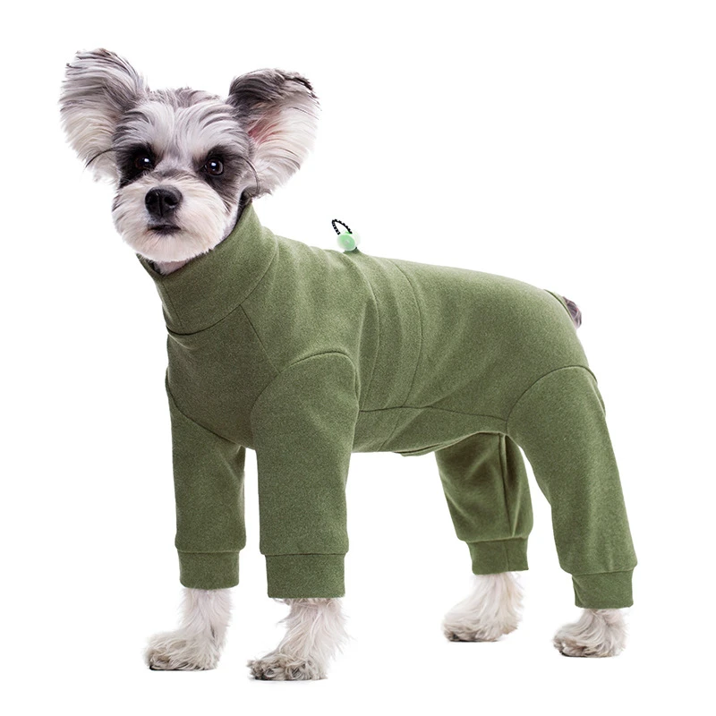 macacão de fleece térmico para cães pequenos