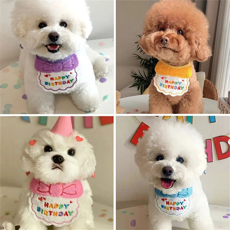 Kit Aniversário para Cães e Gatos com Chapéu e Babador Ajustável - Imagem 6