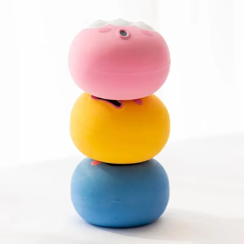 Brinquedo Sonoro para Cães de Borracha Resistente Azul - Imagem 2