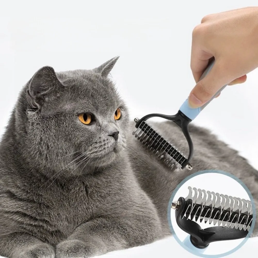 Escova de Aço para Pets com 11 Lâminas: remove pelos soltos - Imagem 6