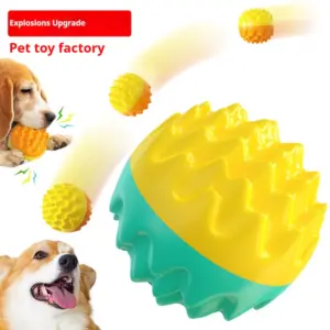 bola de mastigar com som para cães e gatos