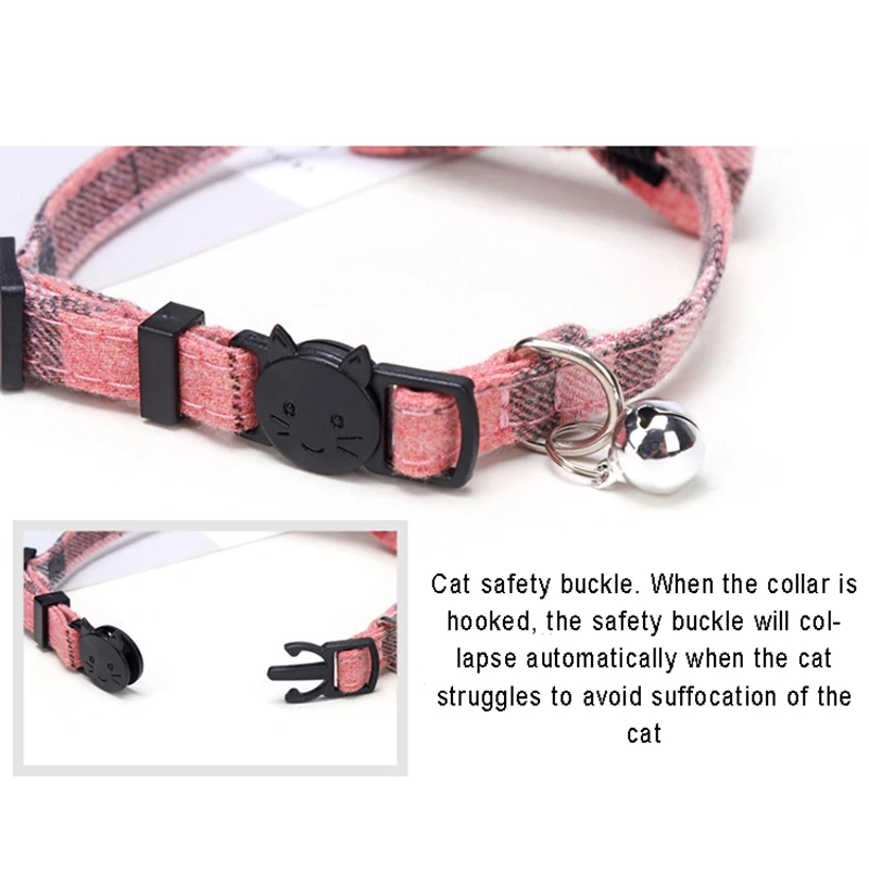 Coleira de Gato Personalizada com Fivela de Segurança Ajustável - Image 4