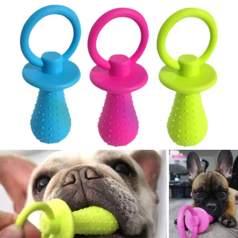 brinquedo chupeta de borracha para cães