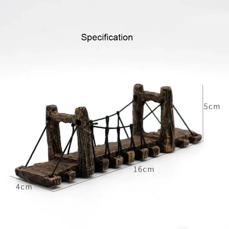 Ponte de Resina para Aquário com Caverna e Esconderijo - Imagem 5