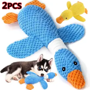 brinquedo de pelúcia patinho para cães e gatos