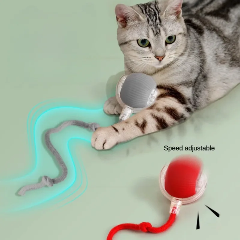 Bola Interativa para Gatos Recarregável USB com Sensor de Movimento - Imagem 2