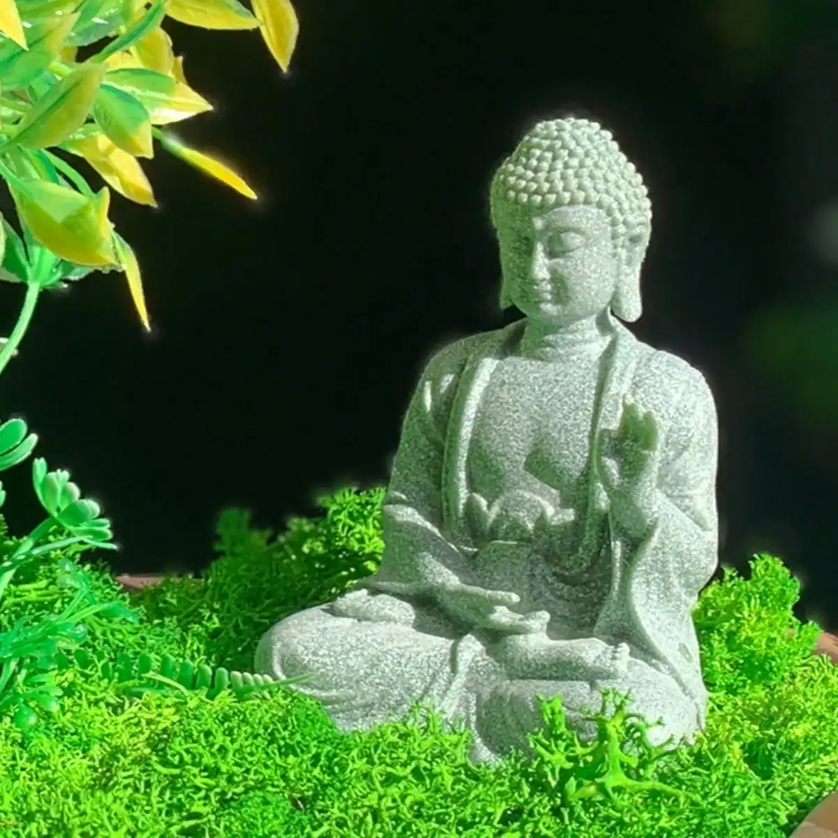 Decoração de Buda para Aquário Resina Zen para Paisagismo - Image 2