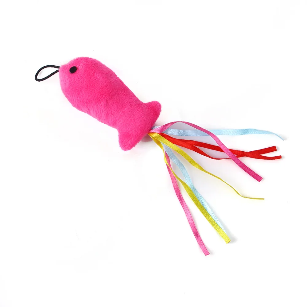 Kit de Brinquedos para Gatos com Varinha e Penas Coloridas - Imagem 5