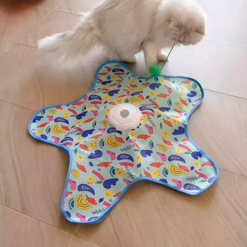 Brinquedo Interativo para Gatos Recarregável USB com Vareta Giratória - Imagem 3