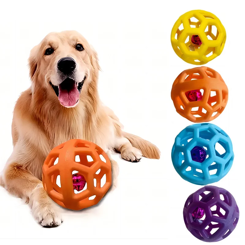 brinquedo de borracha para cães com sino