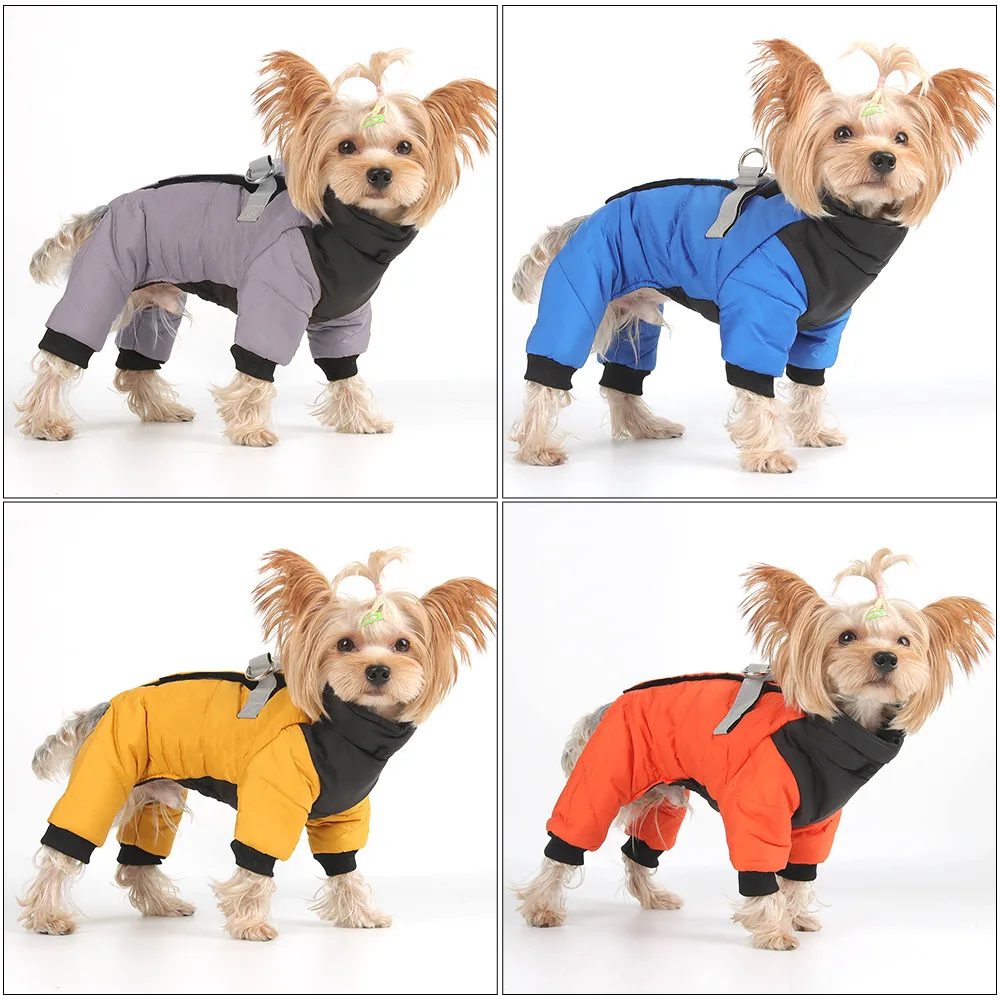 Macacão Impermeável para Cães Pequenos e Médios com Gola Alongada - Imagem 3