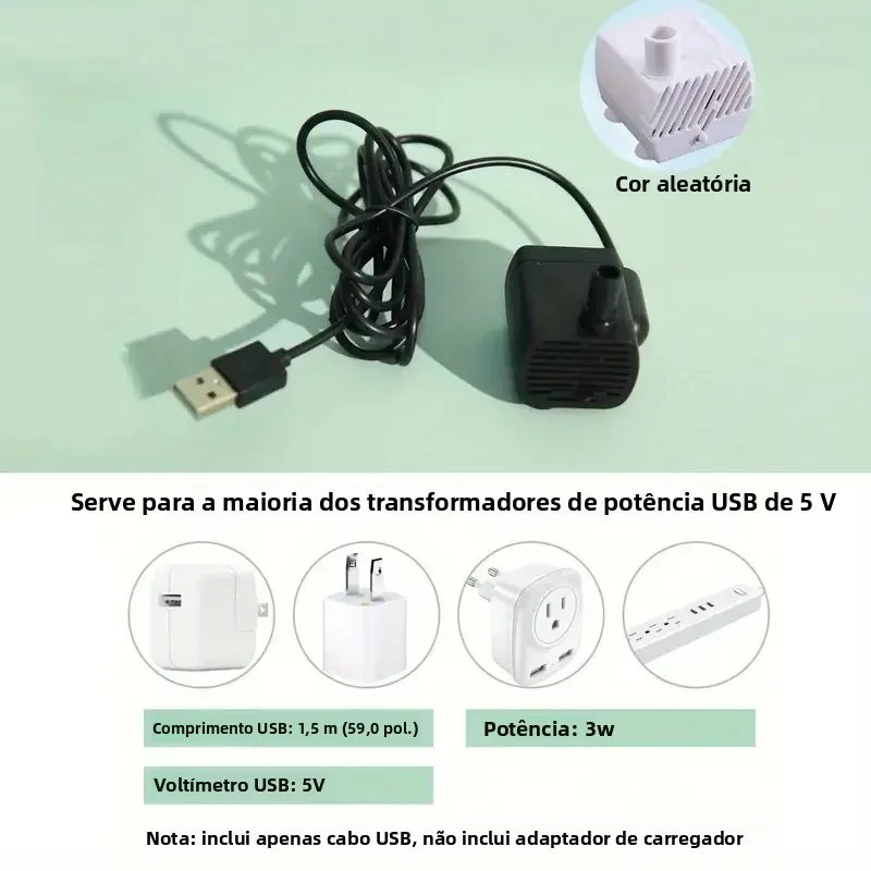 Bebedouro Automático USB para Gatos 1.2L com Fonte de Água Silenciosa - Image 6