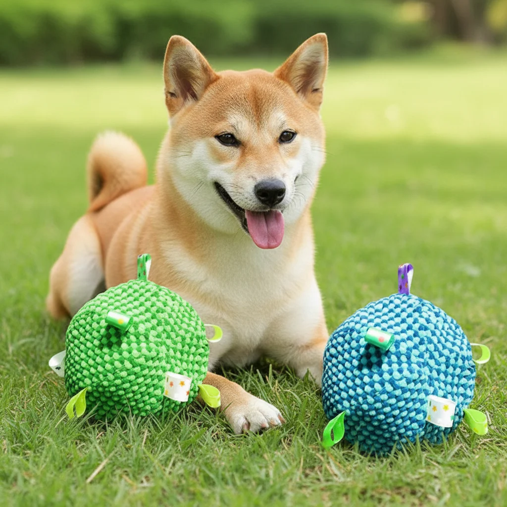 Bola de Treinamento para Cães com Sino e Tecido Macio - Image 2