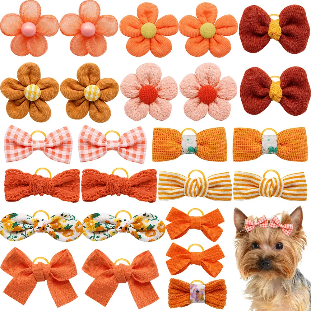 Laços para Cães com Elástico Colorido Kit com 10 ou 20 Peças - Imagem 2
