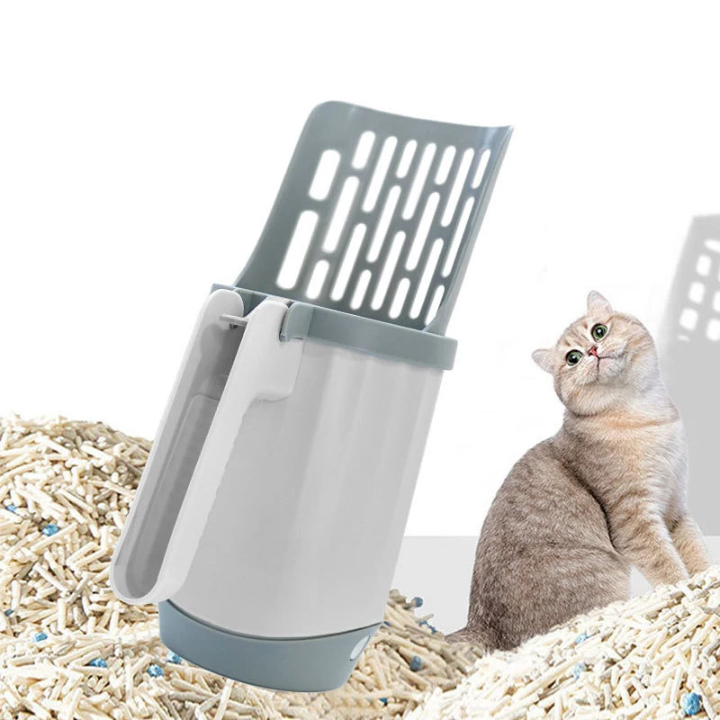 Pá Higiênica para Gatos com Suporte para Saco de Refil - Imagem 6