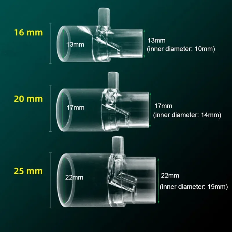Bico de Saída para Aquário de Acrílico Transparente com Ventosa - Imagem 3