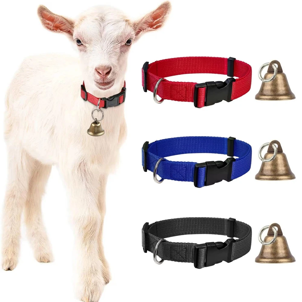 Coleira para Cabra com Sino para Pequenos Animais de Fazenda - Imagem 2
