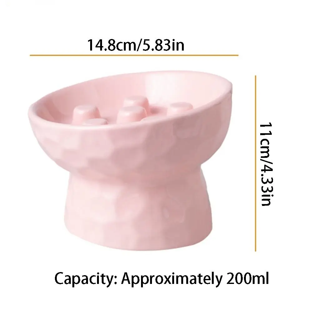 Tigela de Cerâmica para Gatos Alimentação Lenta Antiderrapante - Image 6