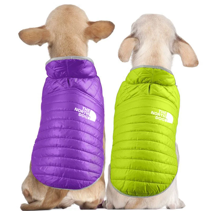 Colete Dupla Face para Cães Pequenos e Médios Roxo Quente - Imagem 3