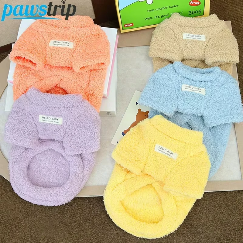 Camisola para Cães Pequenos de Pelúcia Inverno - Imagem 2