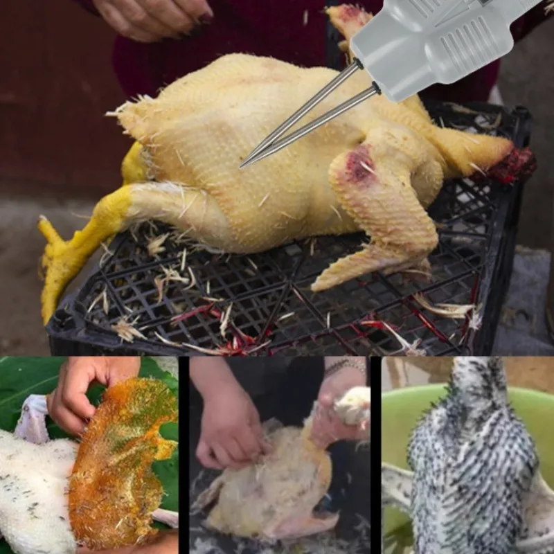 Máquina de Depenar Frangos Elétrica Automática para Aves - Imagem 2