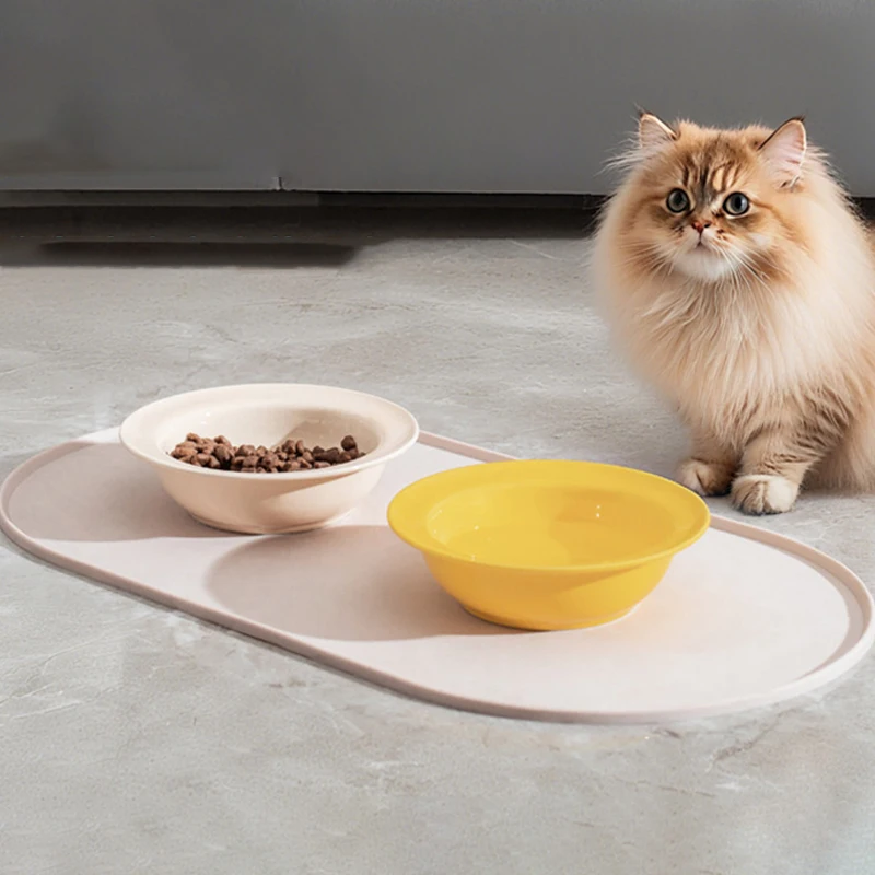 Tapete de Alimentação para Cães e Gatos de Silicone 45.5x24.5cm Impermeável - Imagem 2