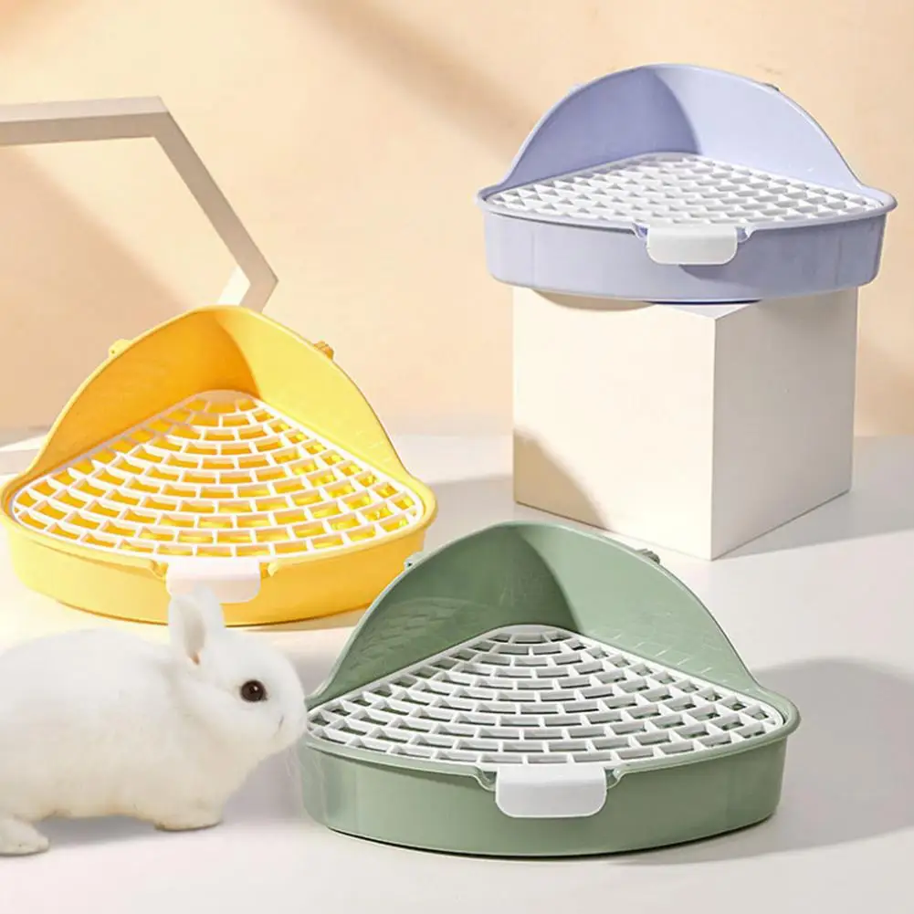 Bandeja Sanitária Triangular para Coelhos com Fixação na Gaiola - Image 2