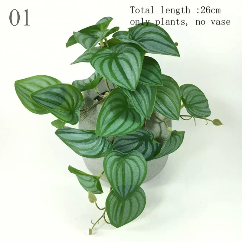 Planta Artificial para Terrário Videira 26 cm Verde Claro - Imagem 5