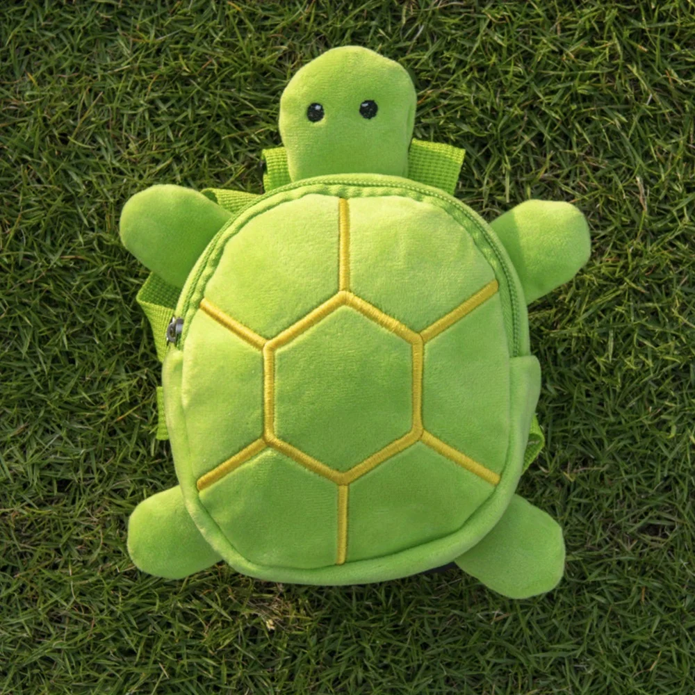 Mochila para Cães Pequenos de Pelúcia em Formato de Tartaruga Ajustável - Imagem 5
