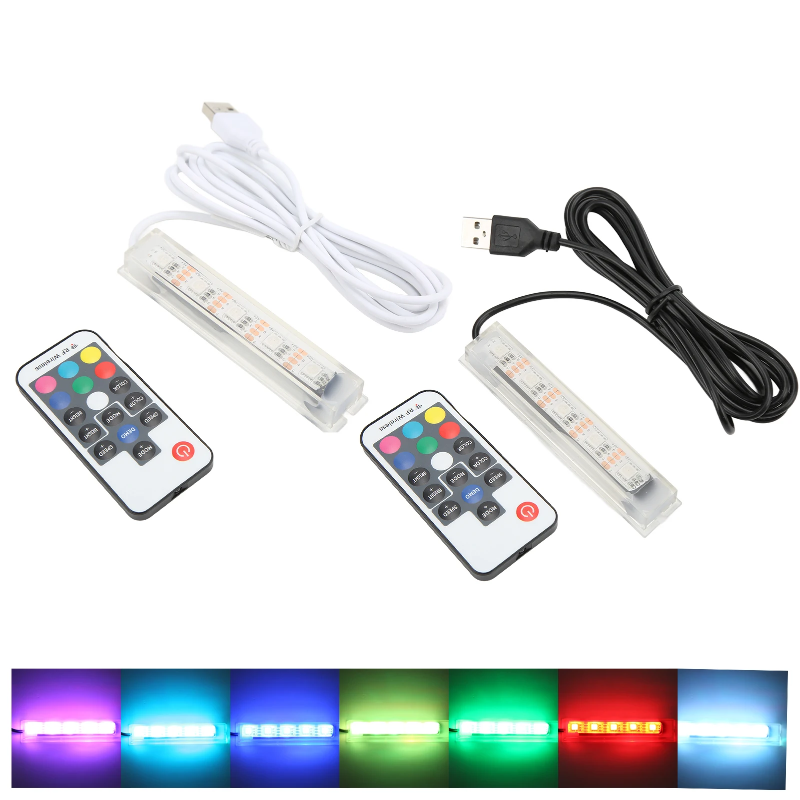Lâmpada LED para Aquário USB com Controle Remoto Cores Ajustáveis - Imagem 5