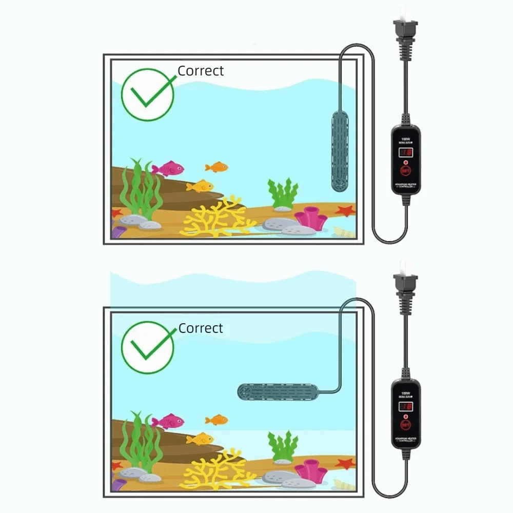 Aquecedor de Aquário com Display LCD e Controle de Temperatura - Imagem 2