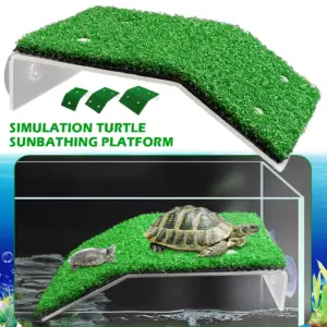 plataforma para tartarugas e répteis com ventosas