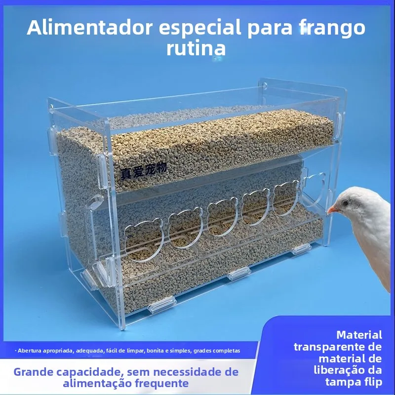 Alimentador Automático para Aves Anti-Derramamento - Imagem 2