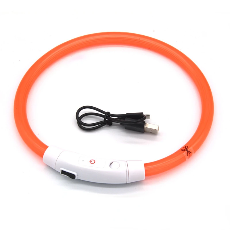 Coleira LED para Cães e Gatos Recarregável USB Anti Perda - Imagem 6