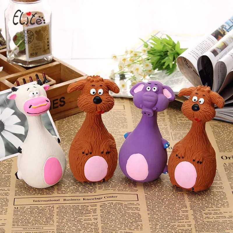 Brinquedo de Borracha para Cães e Gatos com Som e Formato de Desenho - Imagem 4